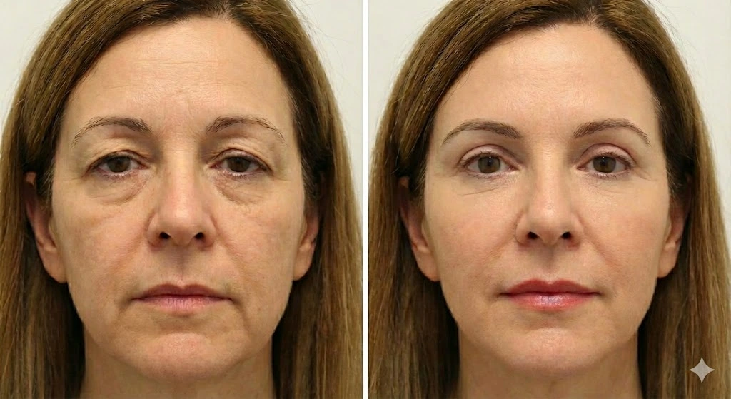 Persona operada de blefaroplastia